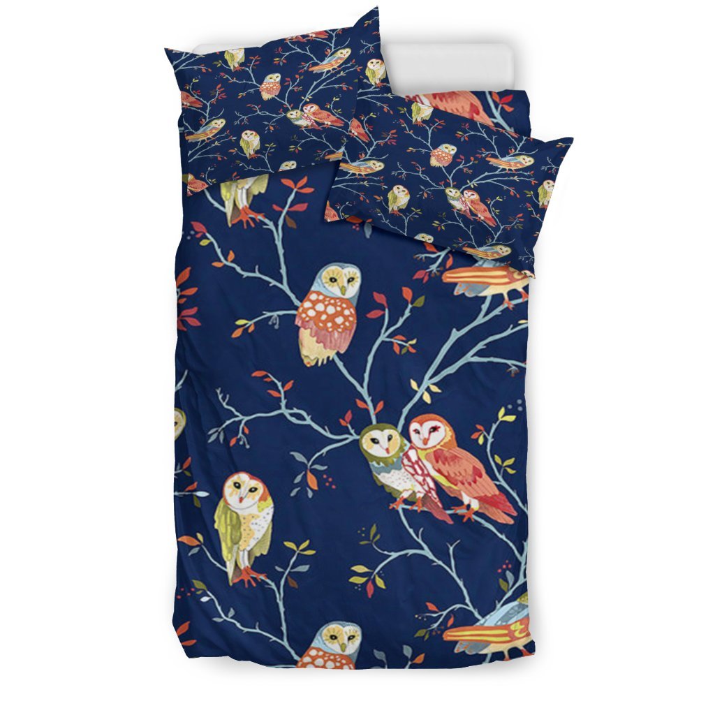 Owls 3D Customized Duvet Cover Bedding Sets