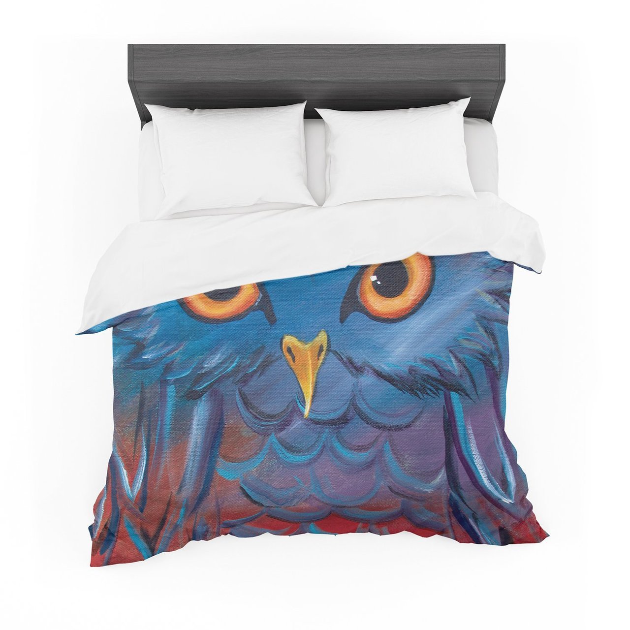 Padgett Mason ‘Hoot’ Cotton3D Customized Duvet Cover Bedding Sets