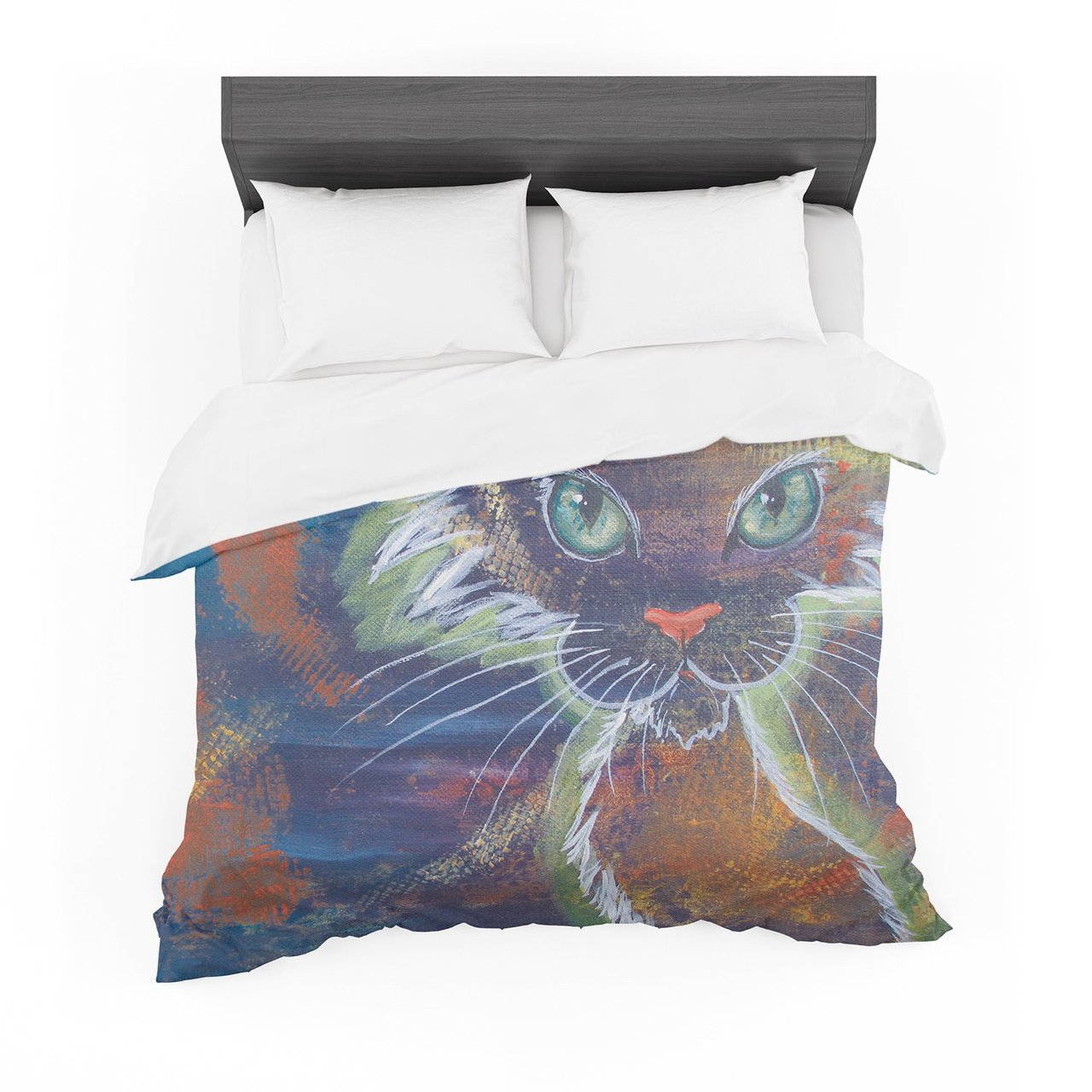 Padgett Mason ‘Rave Kitty’ Cotton3D Customized Duvet Cover Bedding Sets