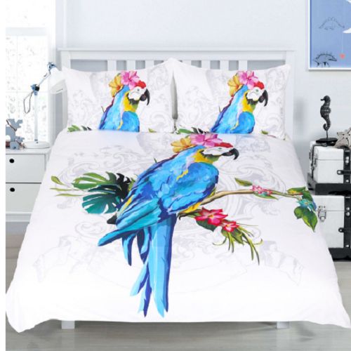Parrot Art Dreamcatcher Duvet Cover