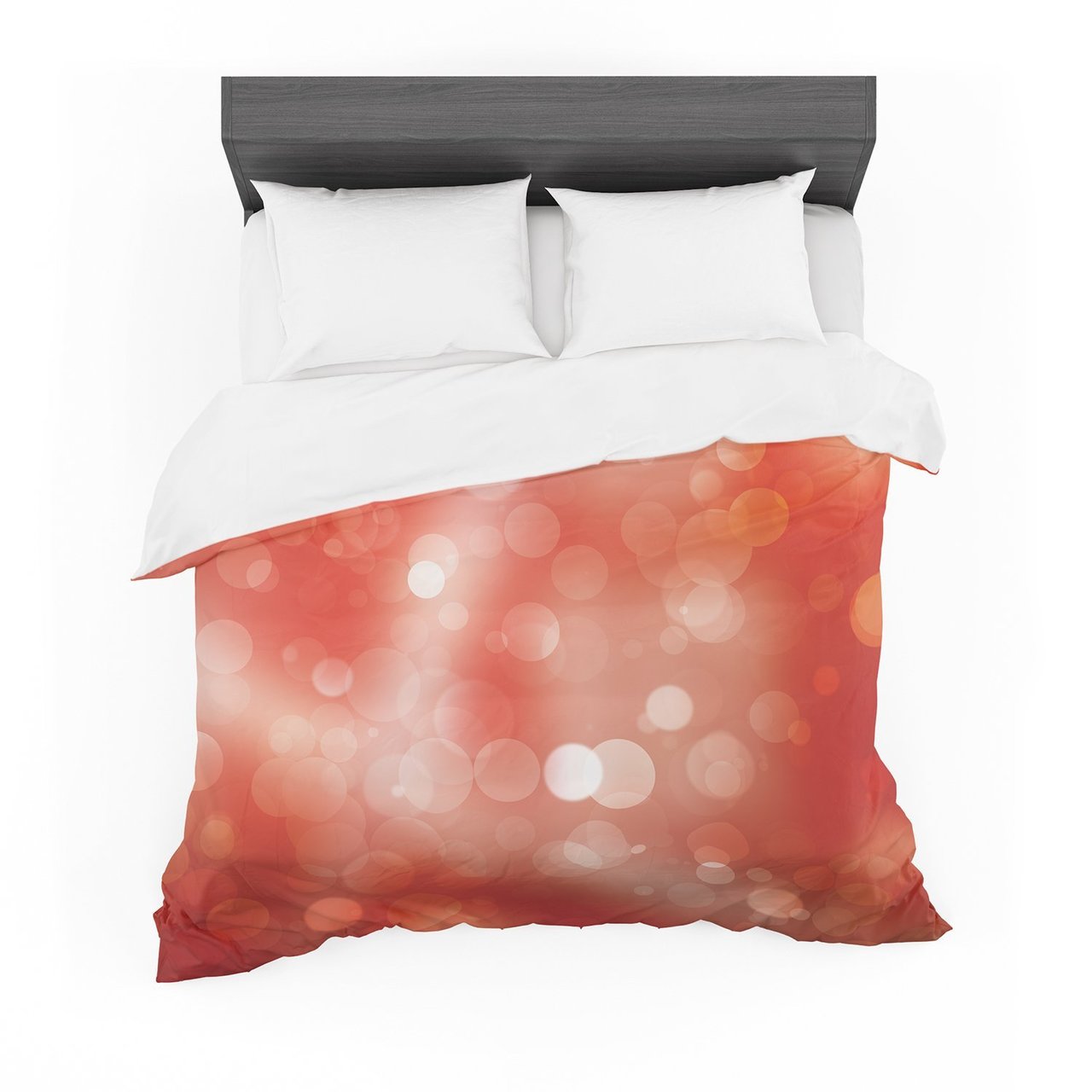 Passion Fruit Orange Bokeh Cotton3D Customized Duvet Cover Bedding Sets