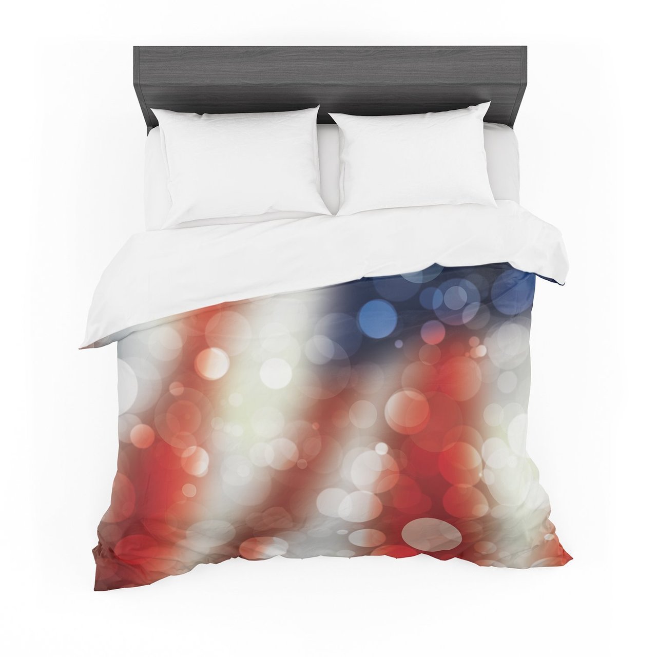 Patriot America Bokeh Cotton3D Customized Duvet Cover Bedding Sets