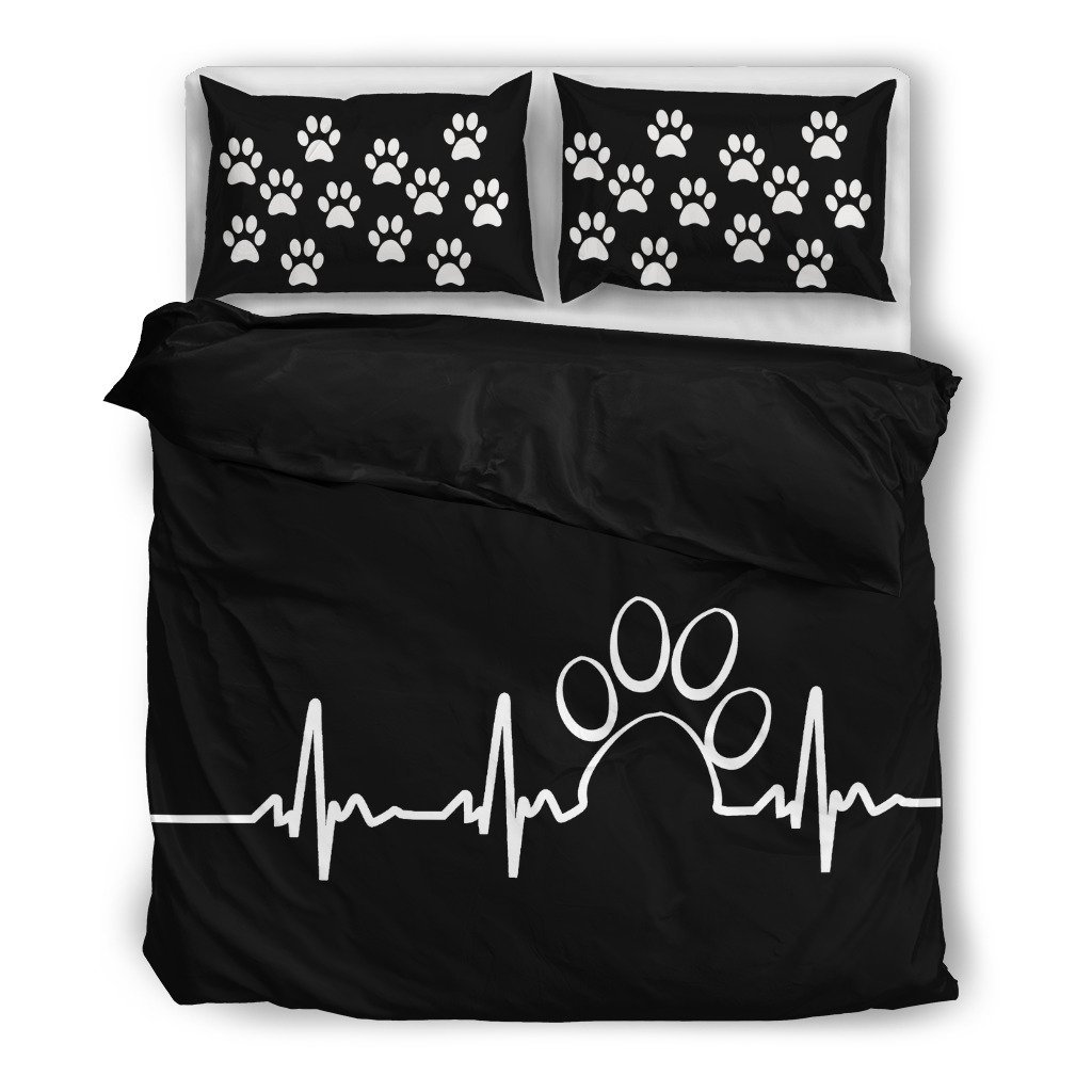 Paw Heartbeat duv 3D Customized Duvet Cover Bedding Sets
