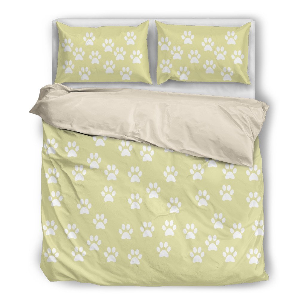 Paw prints 3D Customized Duvet Cover Bedding Sets