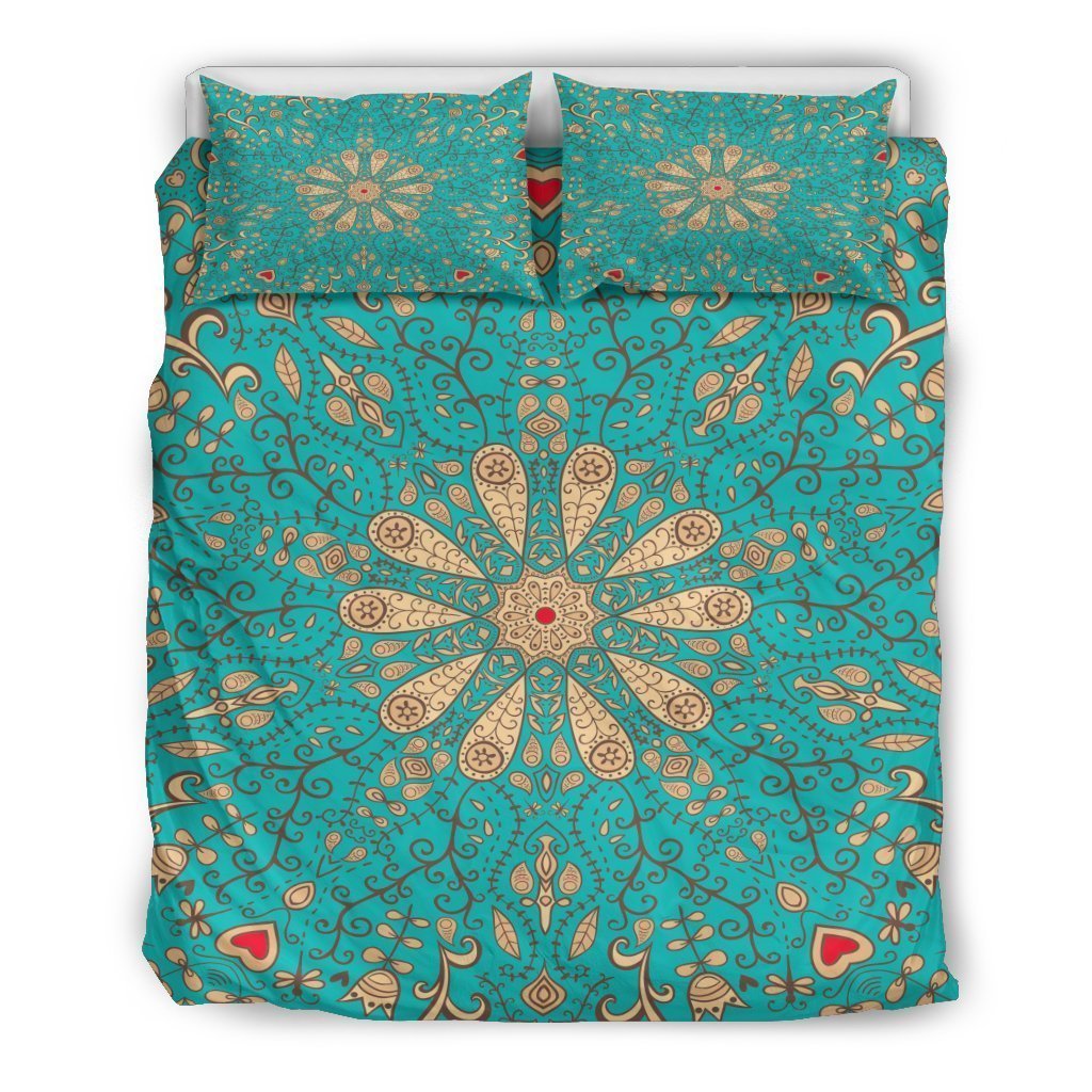 Peaceful mandala bedding set