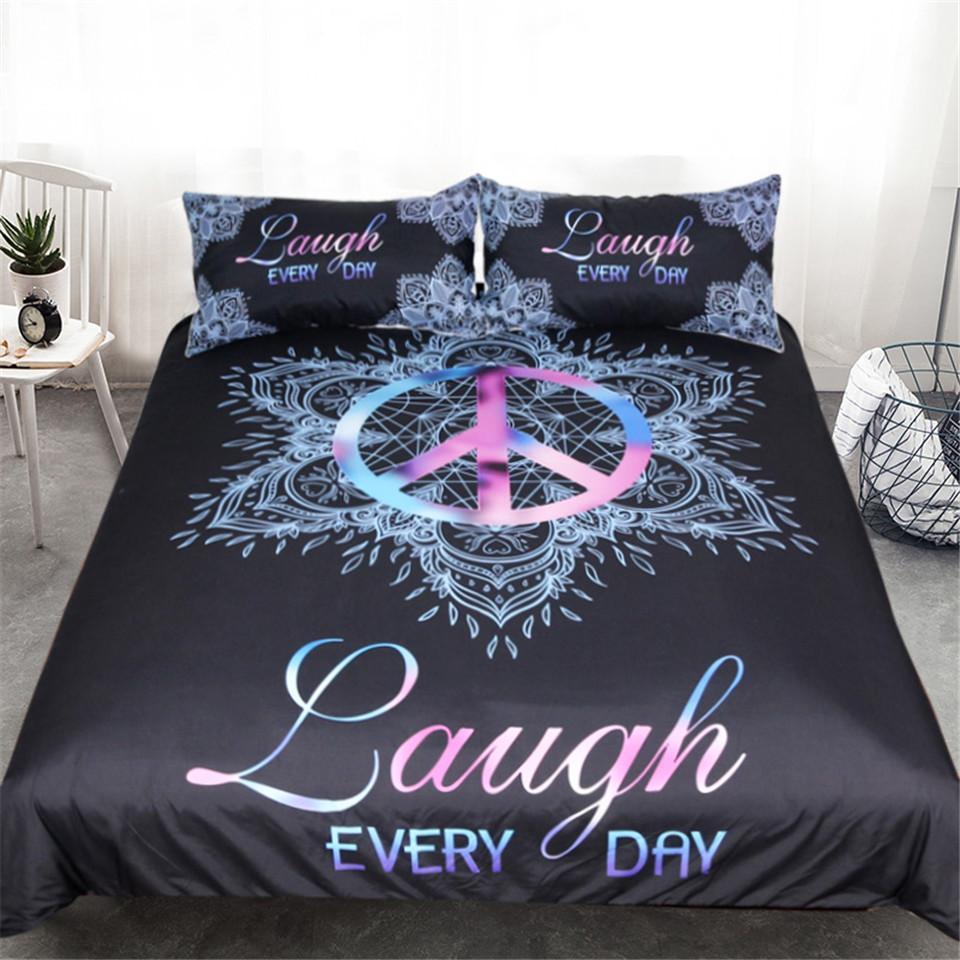Peaceymbol Romantic 3D Customized Duvet Cover Bedding Sets