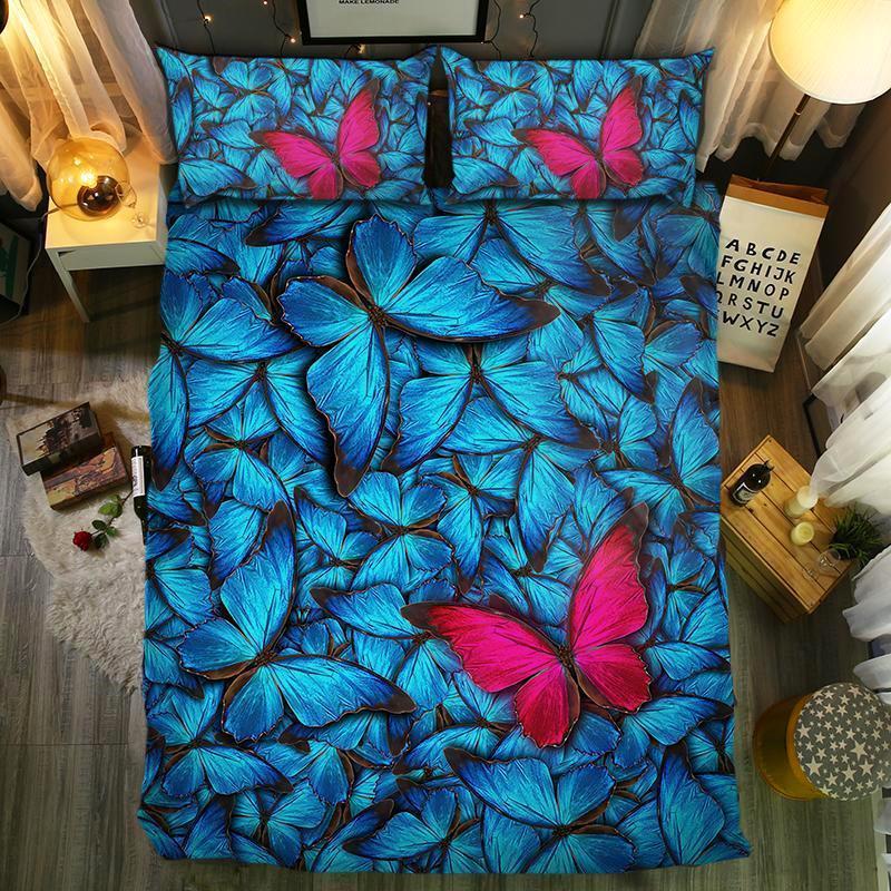 pecial Butterfly Collection 2808013D Customized Duvet Cover Bedding Sets