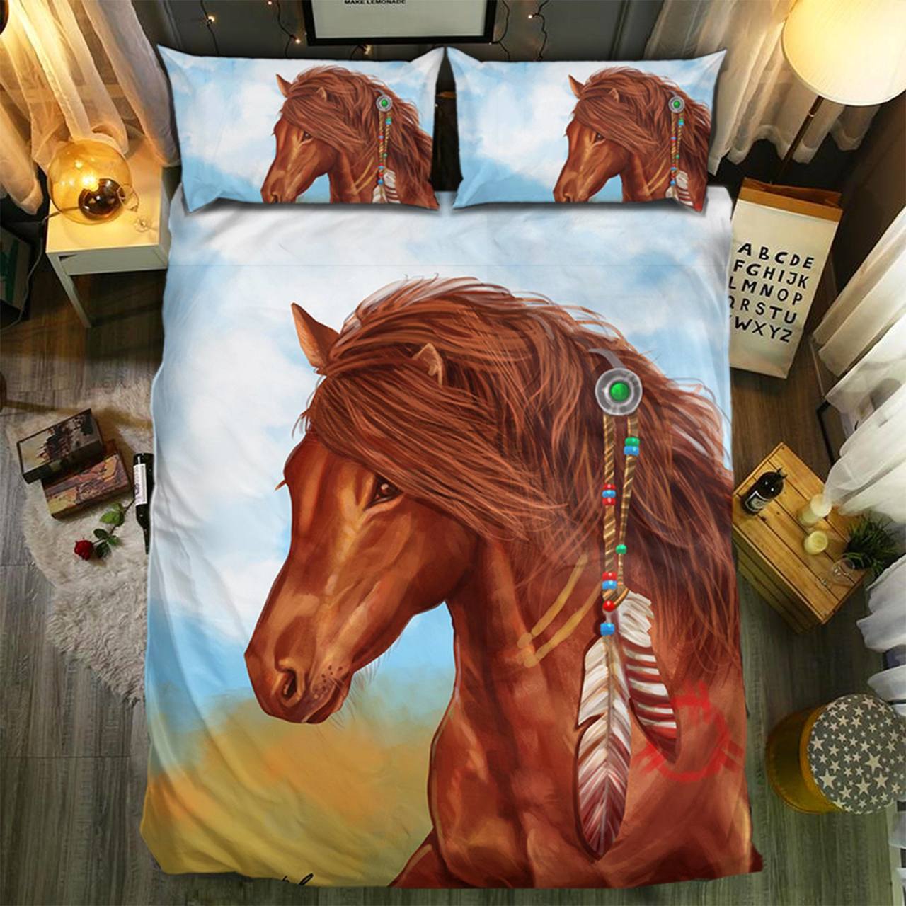 pecial Horse Collection 113D Customized Duvet Cover Bedding Sets