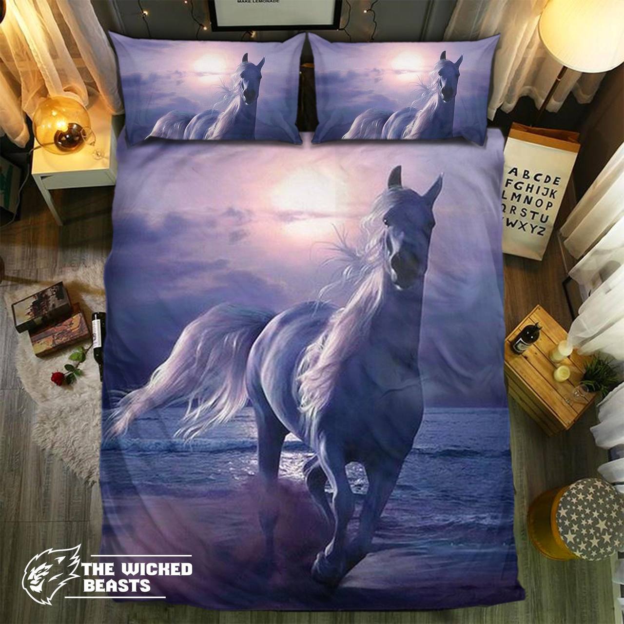 pecial Horse Collection 323D Customized Duvet Cover Bedding Sets