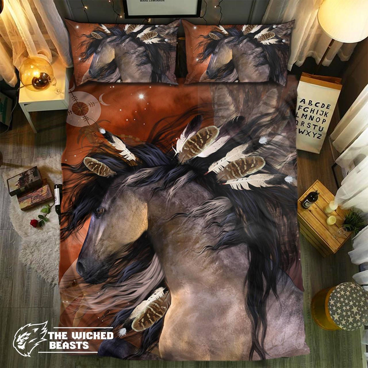 pecial Horse Collection 333D Customized Duvet Cover Bedding Sets