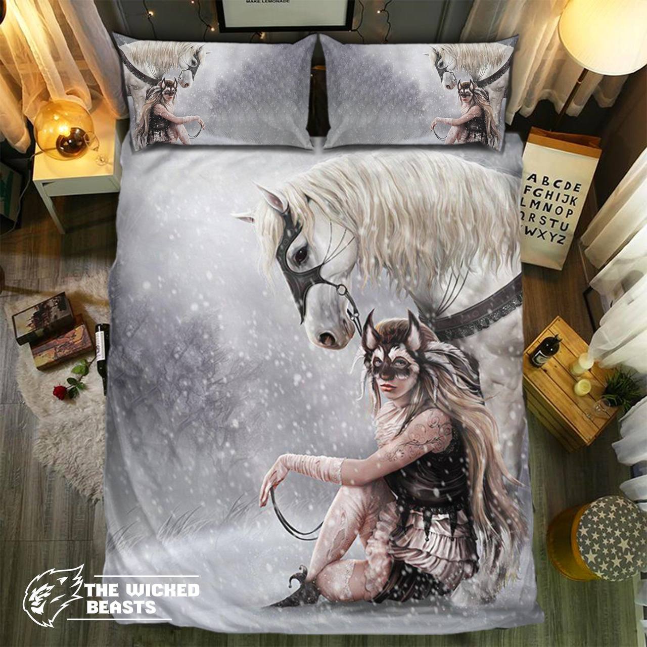 pecial Horse Collection 343D Customized Duvet Cover Bedding Sets