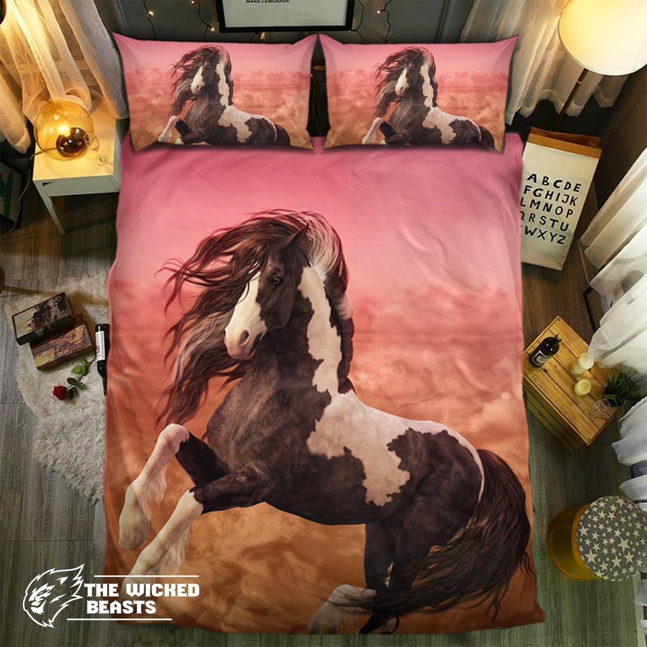 pecial Horse Collection 363D Customized Duvet Cover Bedding Sets