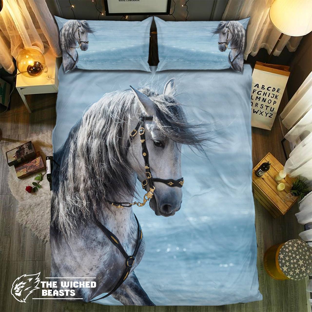 pecial Horse Collection 373D Customized Duvet Cover Bedding Sets