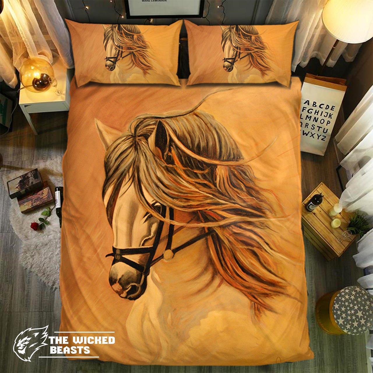 pecial Horse Collection 413D Customized Duvet Cover Bedding Sets