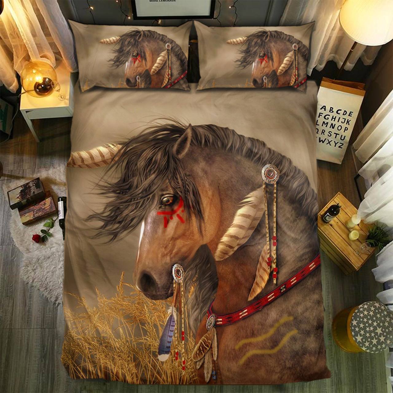 pecial Horse Collection 43D Customized Duvet Cover Bedding Sets