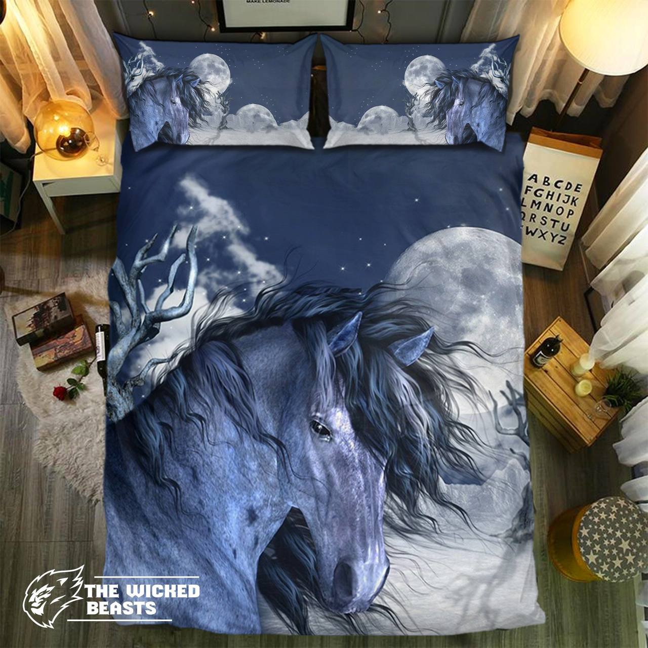 pecial Horse Collection 483D Customized Duvet Cover Bedding Sets
