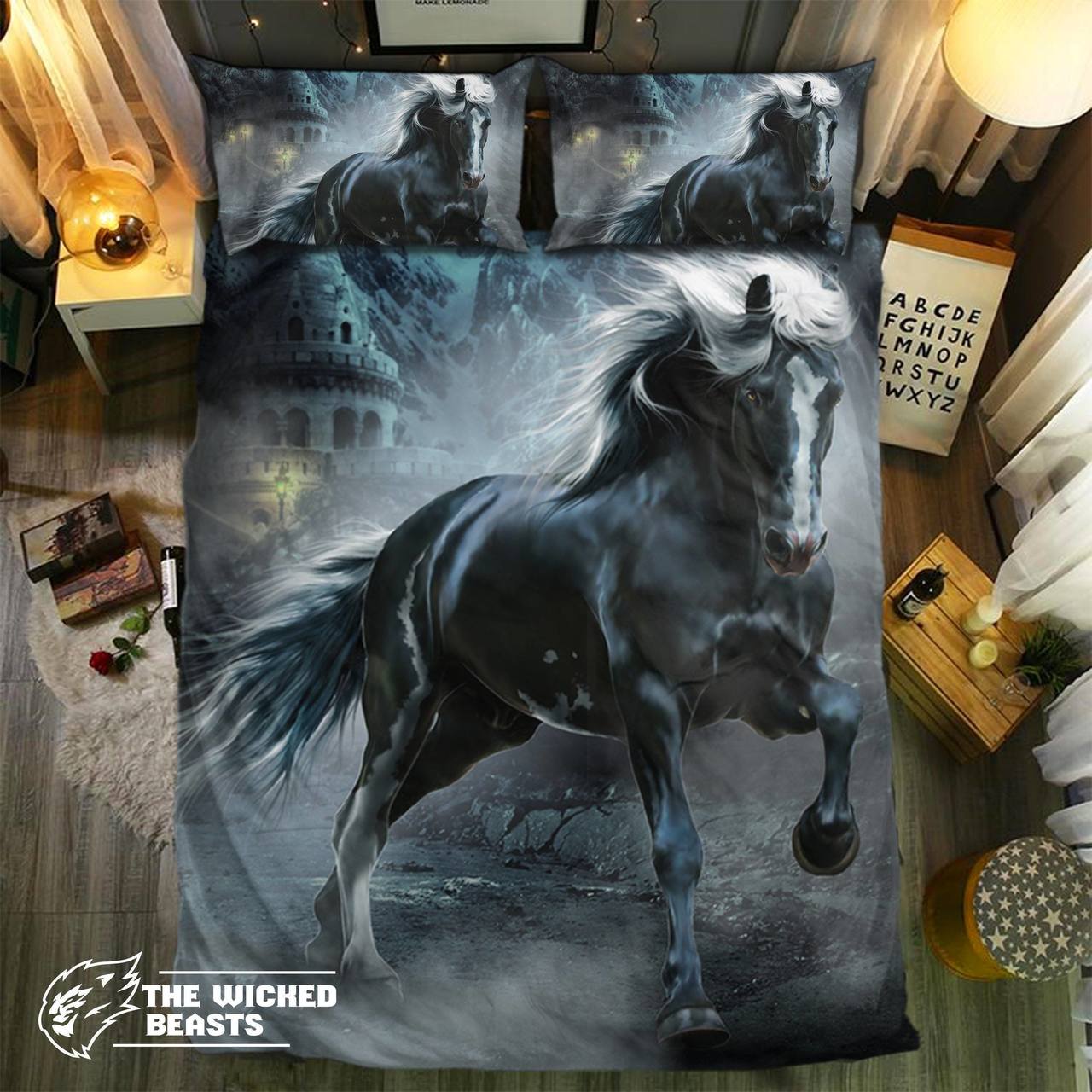 pecial Horse Collection 503D Customized Duvet Cover Bedding Sets
