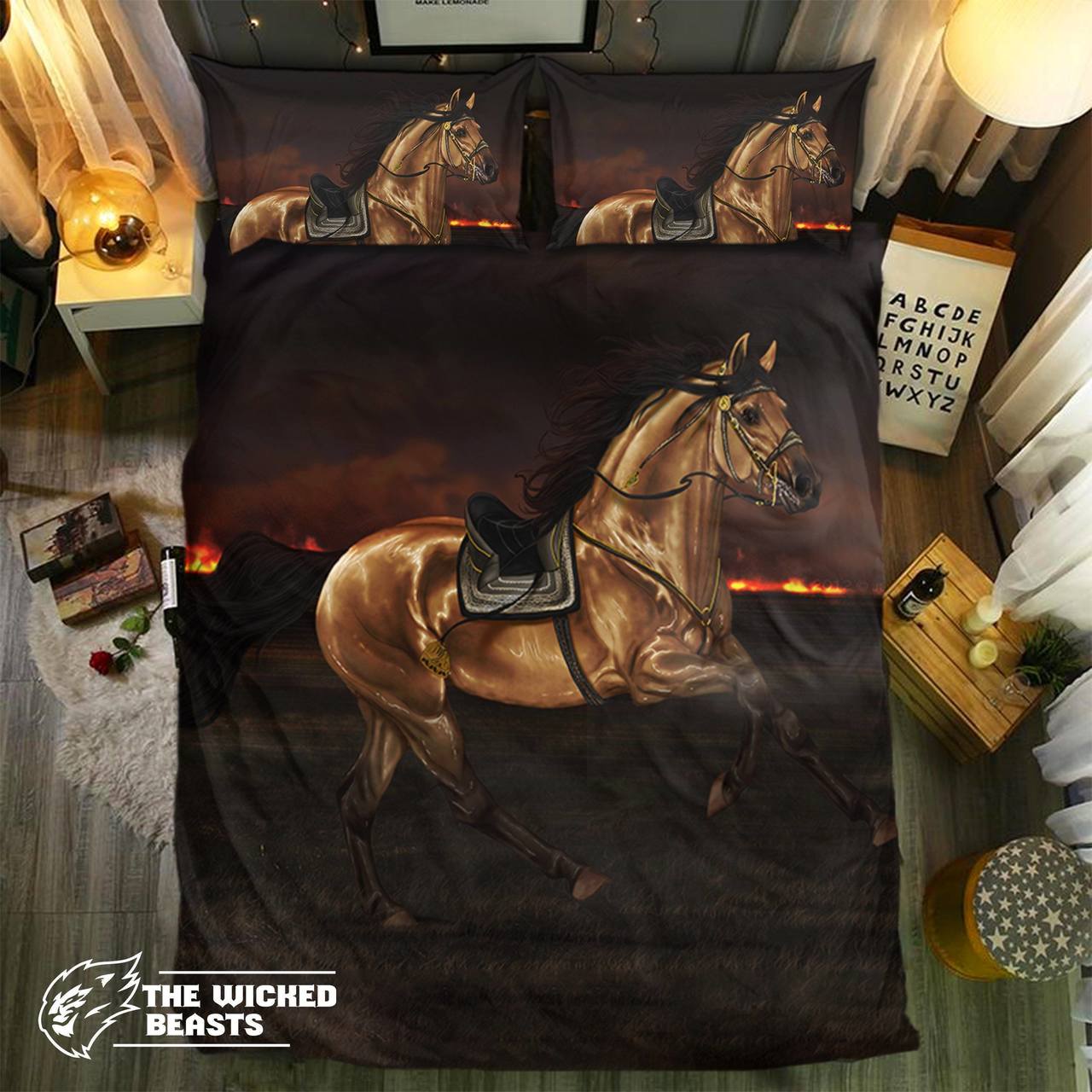 pecial Horse Collection 533D Customized Duvet Cover Bedding Sets