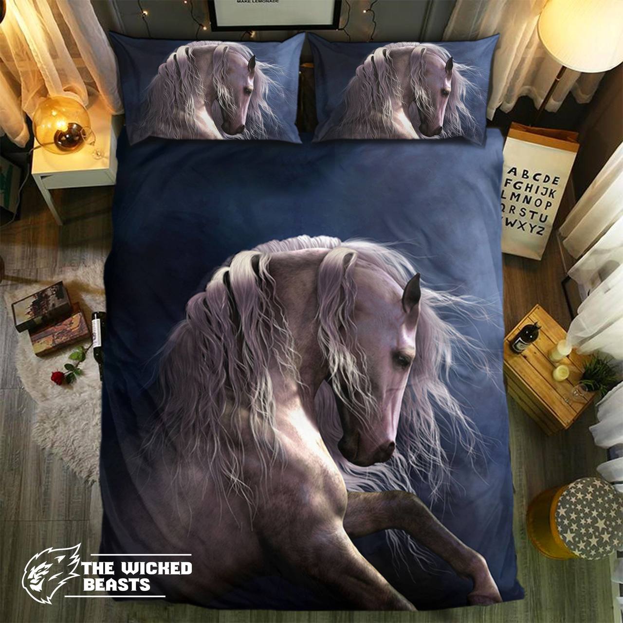 pecial Horse Collection 583D Customized Duvet Cover Bedding Sets