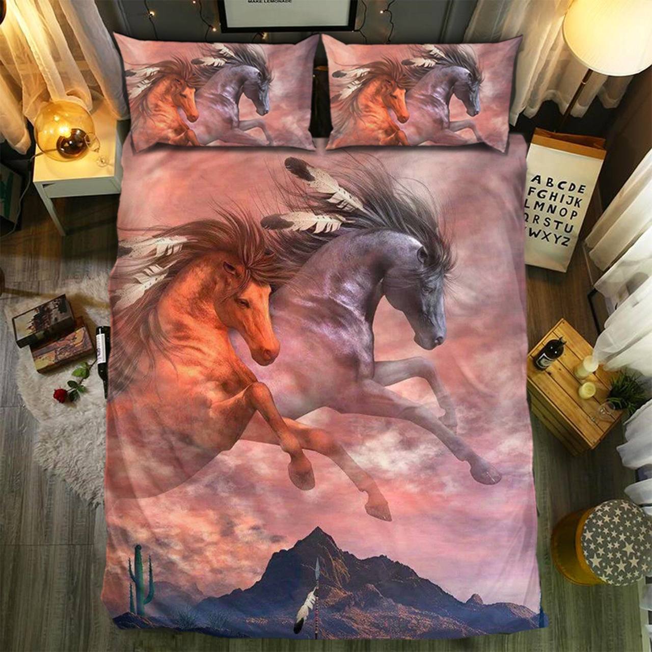 pecial Horse Collection 63D Customized Duvet Cover Bedding Sets