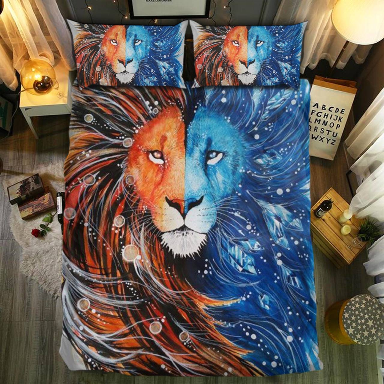 pecial Lion Collection 2808033D Customized Duvet Cover Bedding Sets
