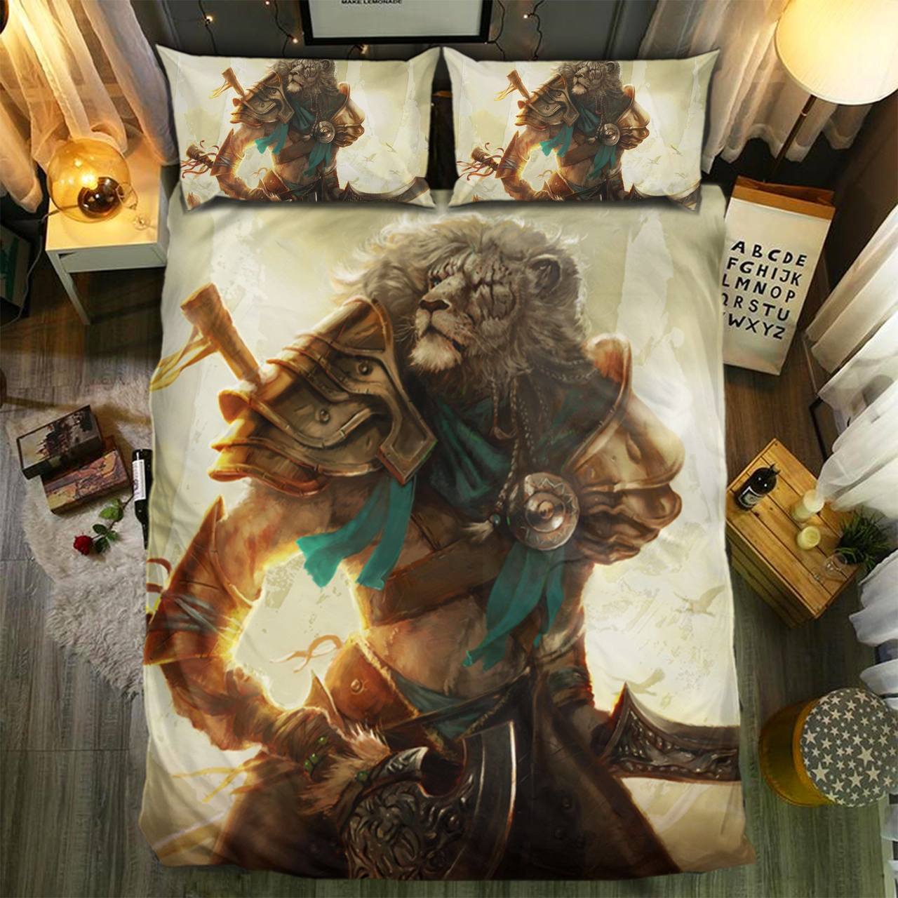 pecial Lion Collection 28080343D Customized Duvet Cover Bedding Sets