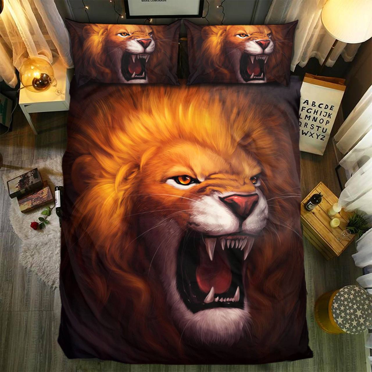 pecial Lion Collection 28080353D Customized Duvet Cover Bedding Sets