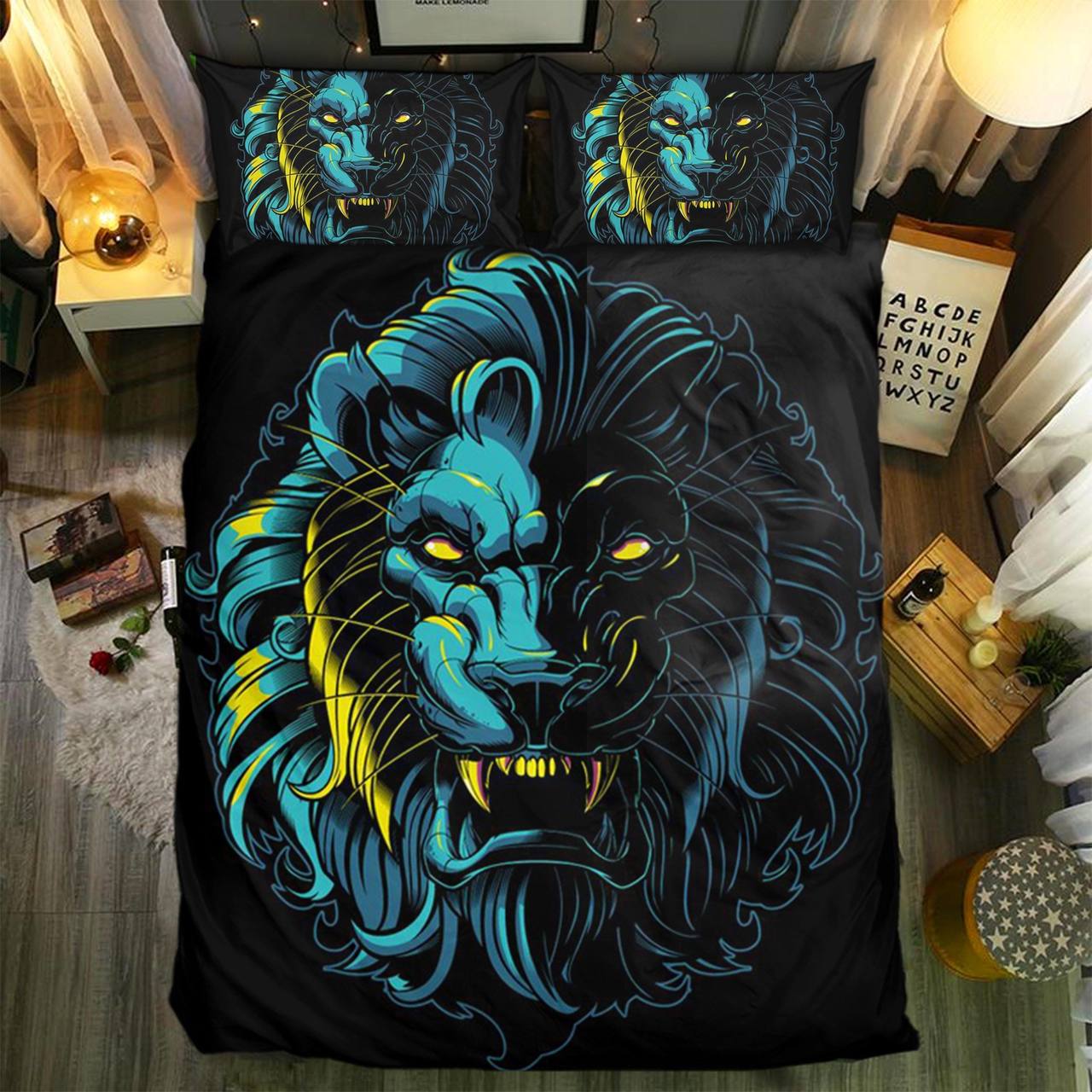 pecial Lion Collection 2808053D Customized Duvet Cover Bedding Sets