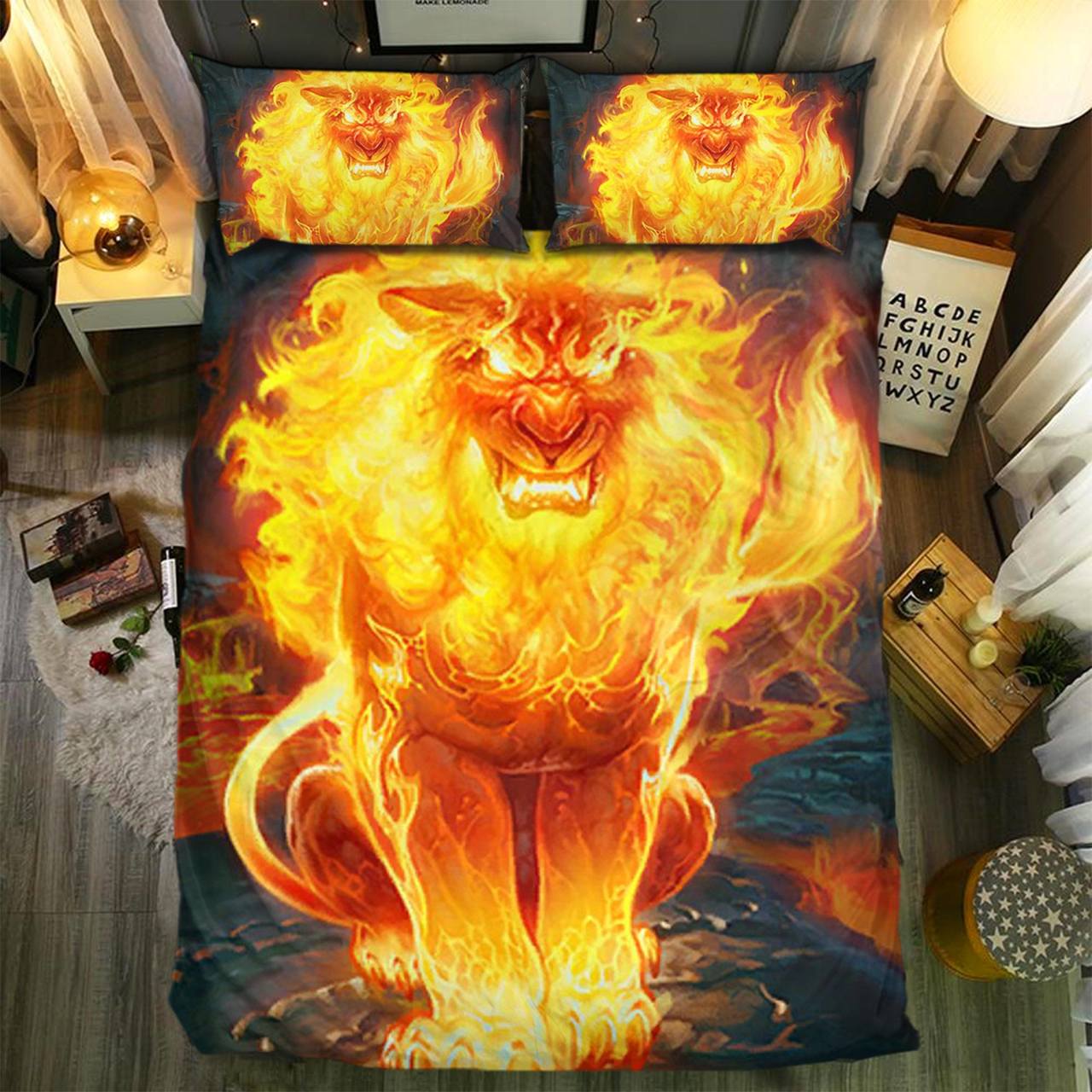 pecial Lion Collection 2808073D Customized Duvet Cover Bedding Sets