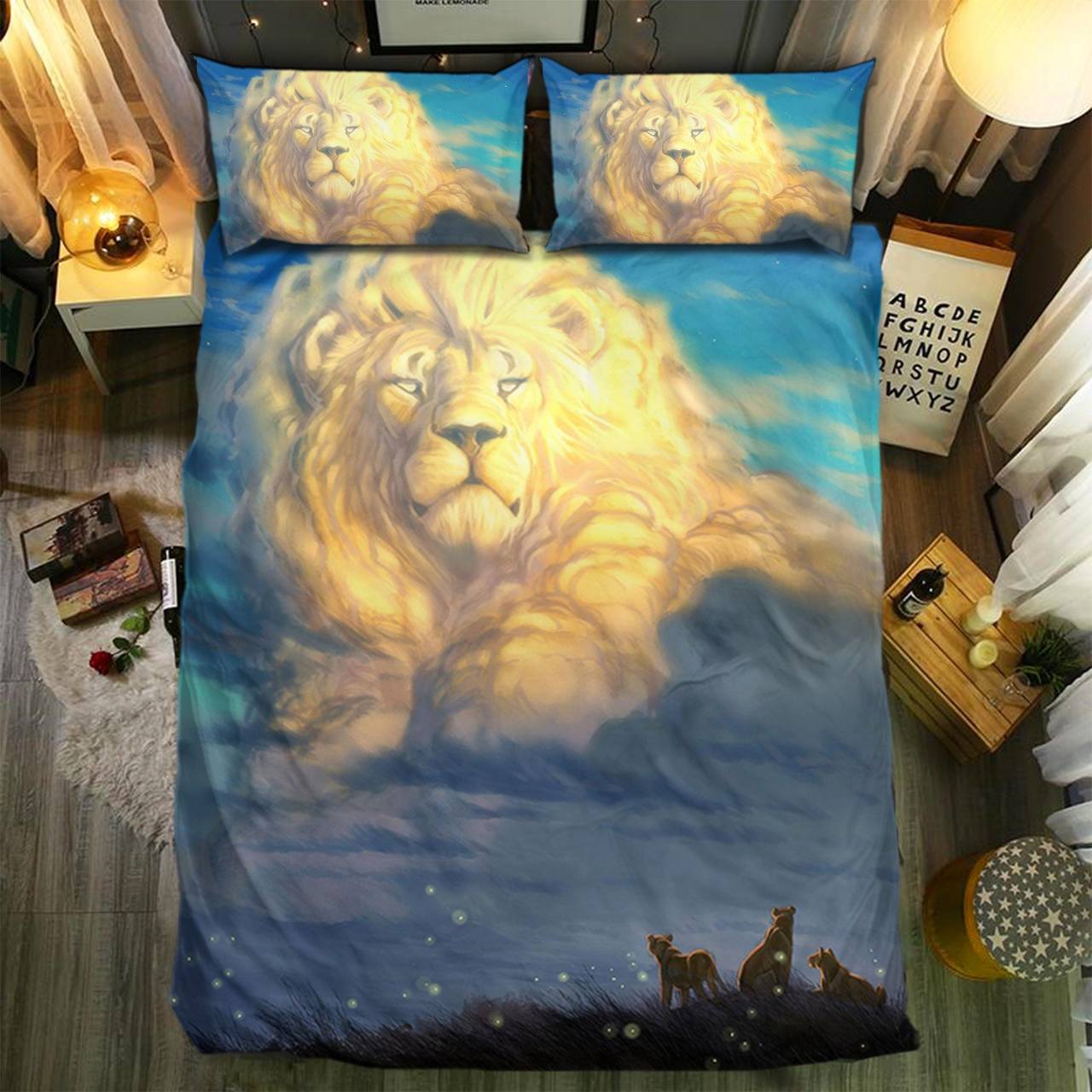 pecial Lion Collection 2808133D Customized Duvet Cover Bedding Sets