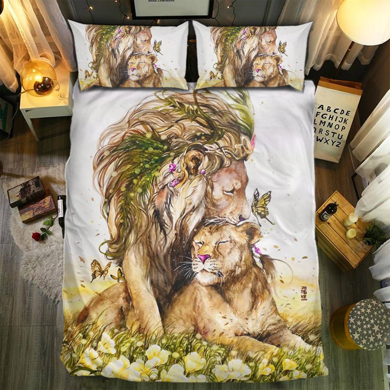 pecial Lion Collection 2808203D Customized Duvet Cover Bedding Sets