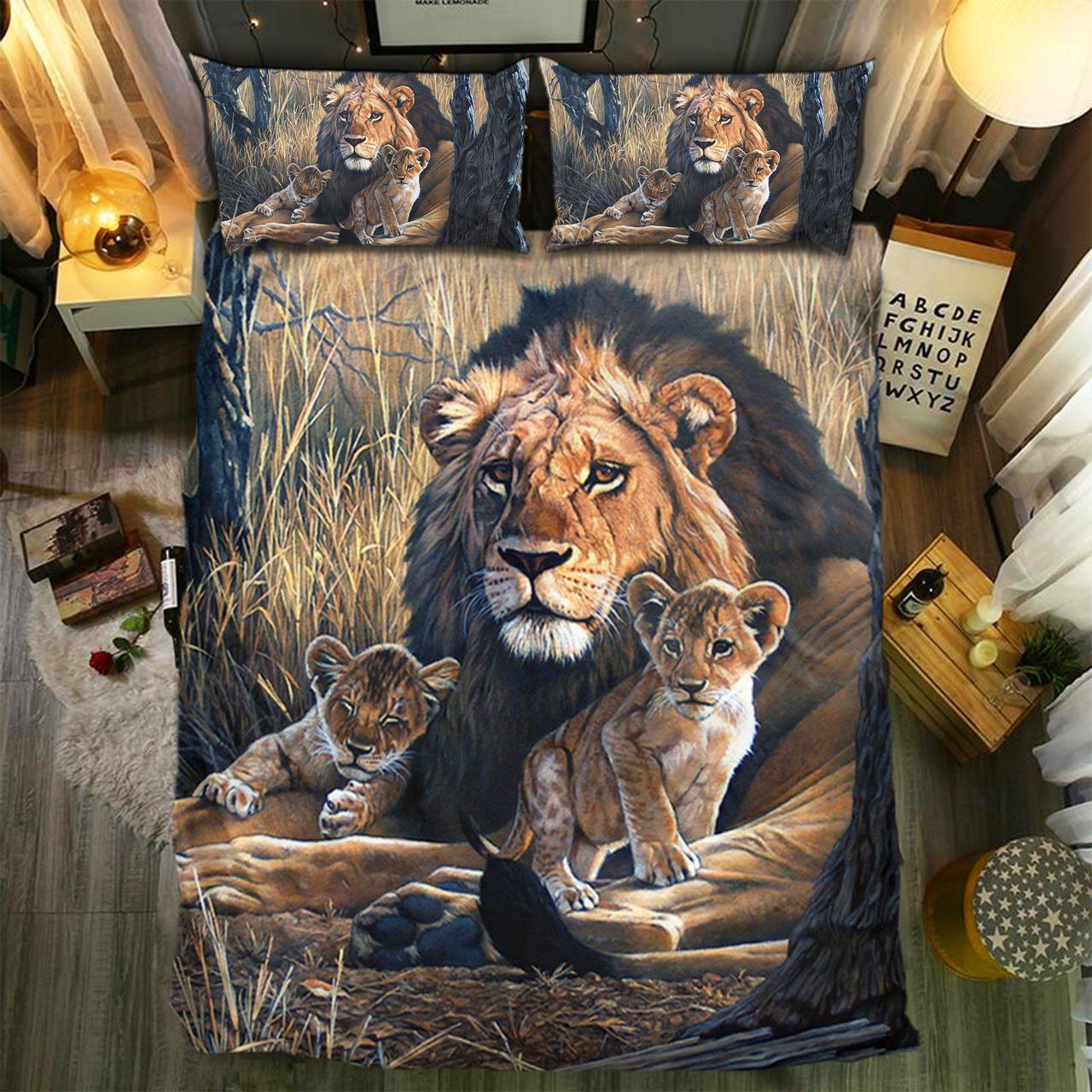 pecial Lion Collection 2808213D Customized Duvet Cover Bedding Sets