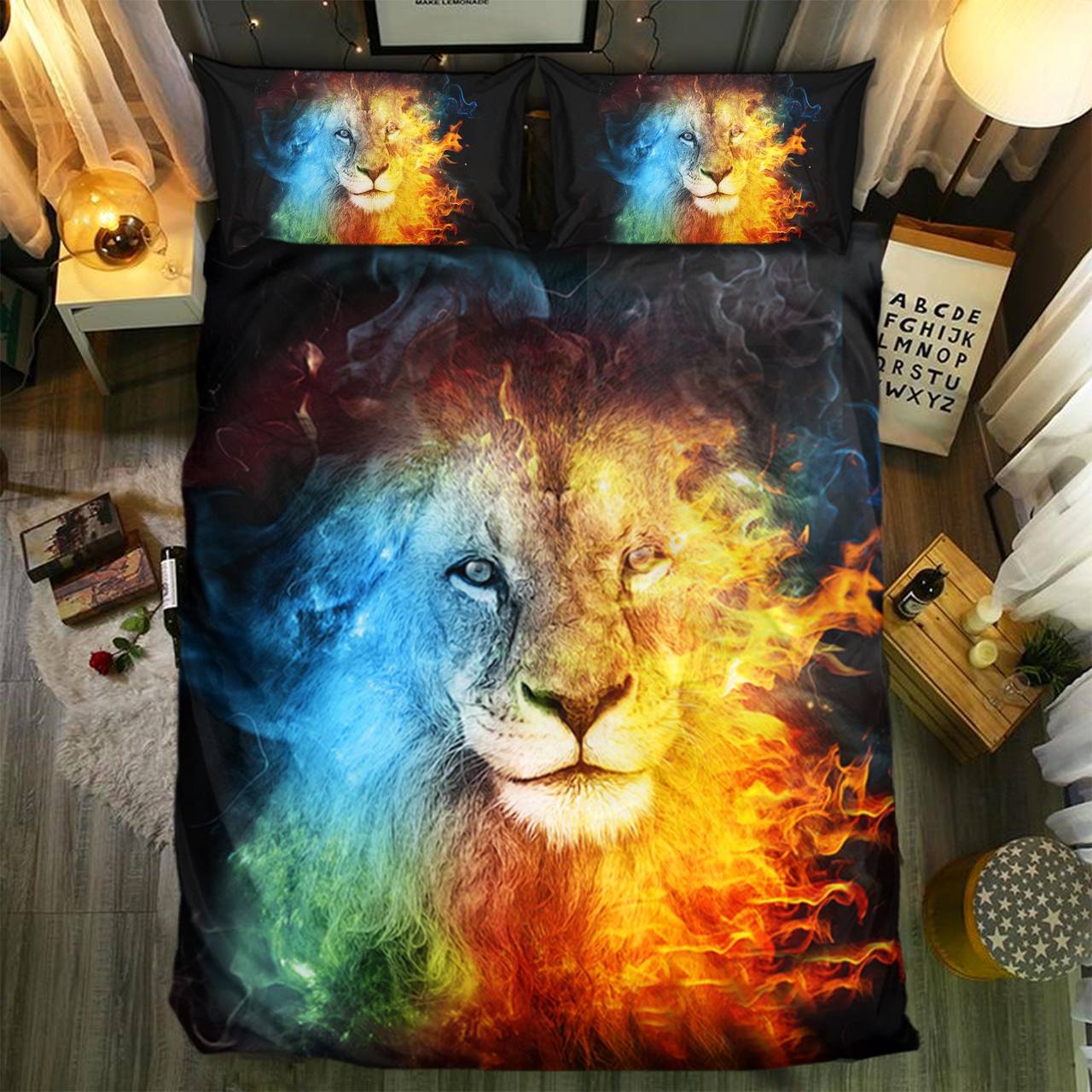 pecial Lion Collection 2808223D Customized Duvet Cover Bedding Sets