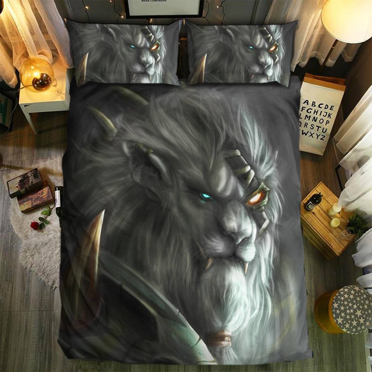 pecial Lion Collection 2808243D Customized Duvet Cover Bedding Sets