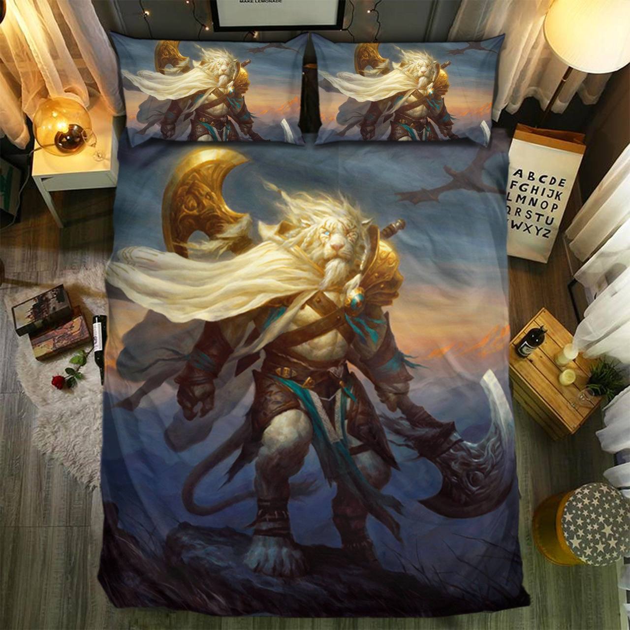 pecial Lion Collection 2808263D Customized Duvet Cover Bedding Sets