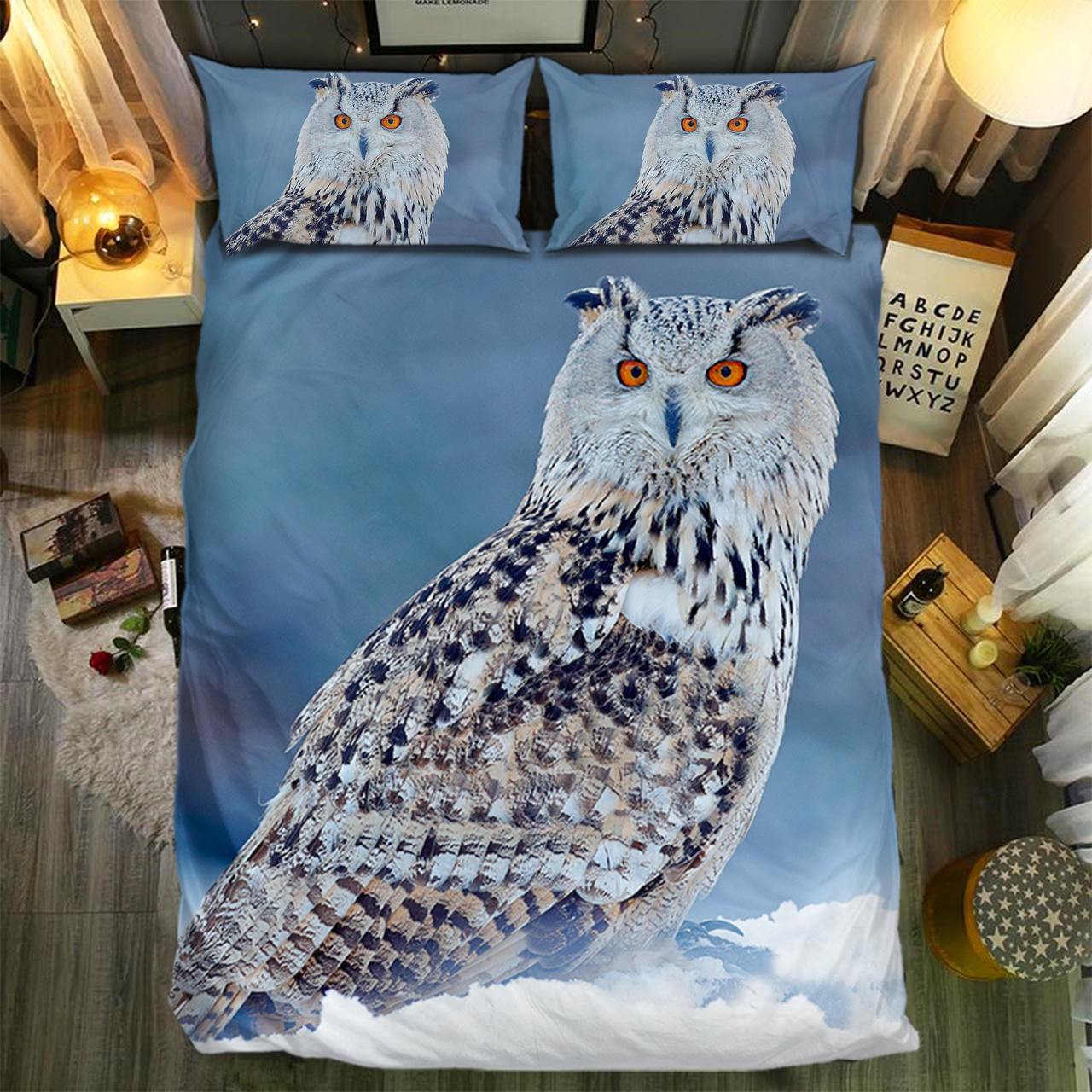 pecial Owl Collection 2808043D Customized Duvet Cover Bedding Sets