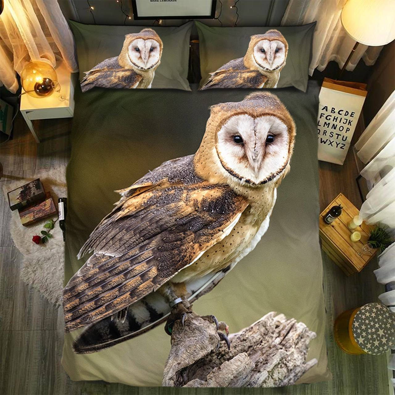 pecial Owl Collection 2808053D Customized Duvet Cover Bedding Sets
