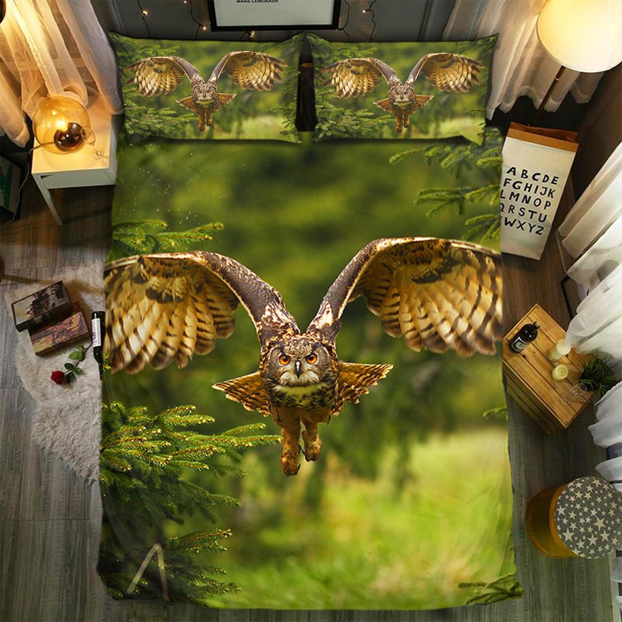 pecial Owl Collection 2808073D Customized Duvet Cover Bedding Sets
