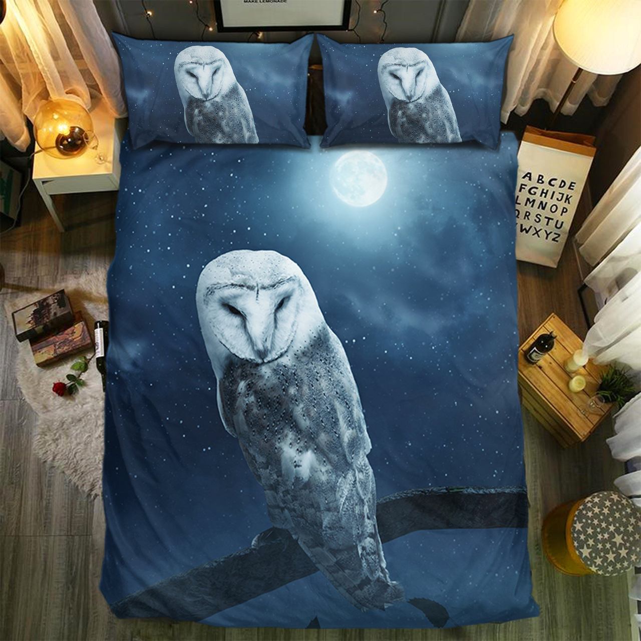 pecial Owl Collection 2808103D Customized Duvet Cover Bedding Sets