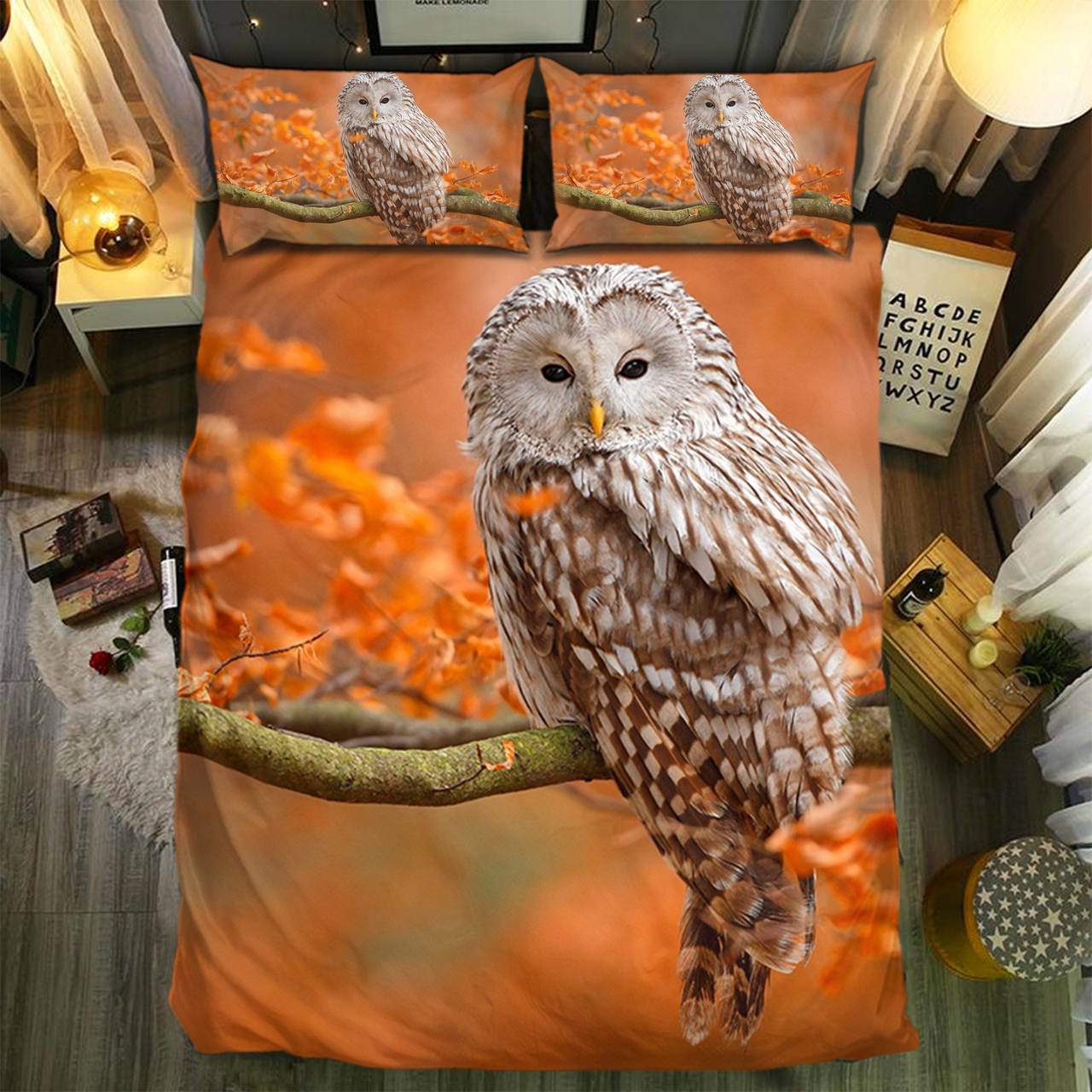 pecial Owl Collection 2808163D Customized Duvet Cover Bedding Sets