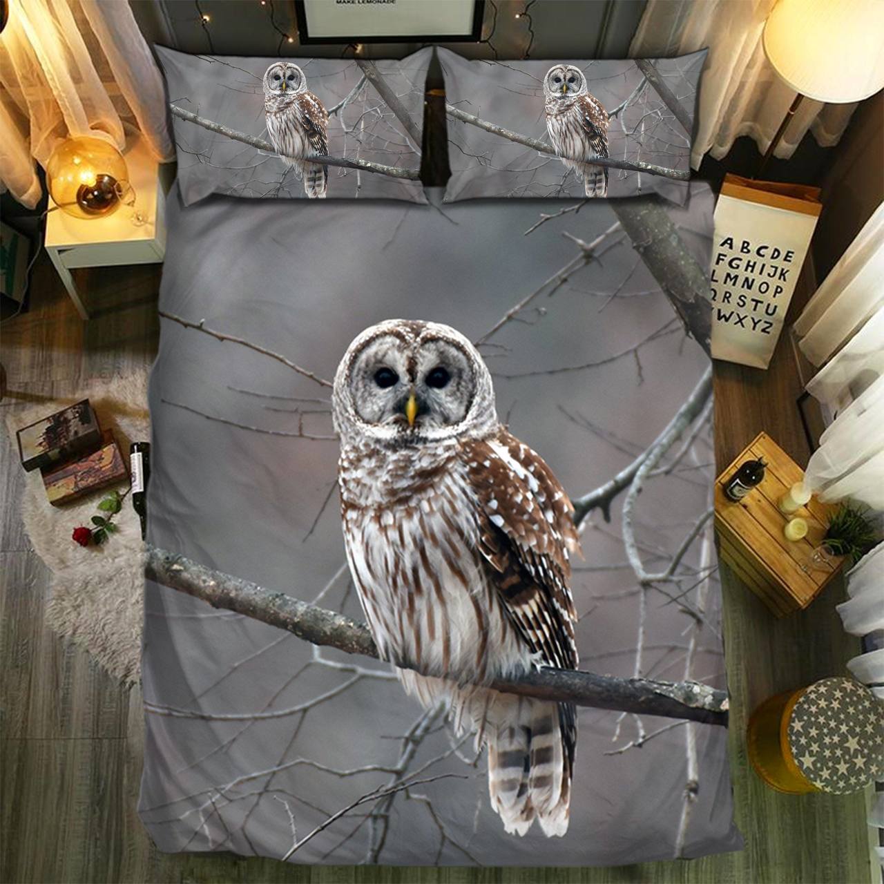 pecial Owl Collection 2808173D Customized Duvet Cover Bedding Sets