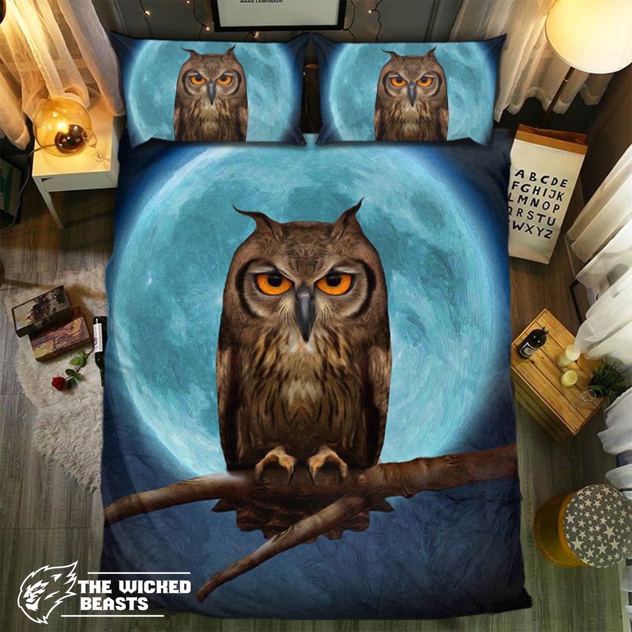 pecial Owl Collection 2808193D Customized Duvet Cover Bedding Sets