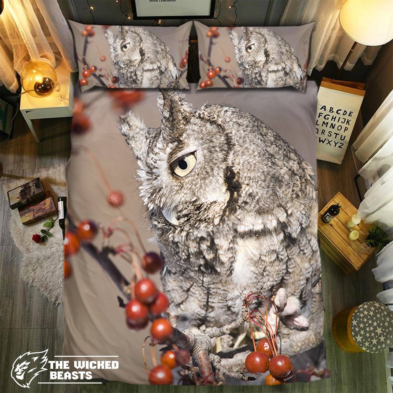 pecial Owl Collection 2808223D Customized Duvet Cover Bedding Sets