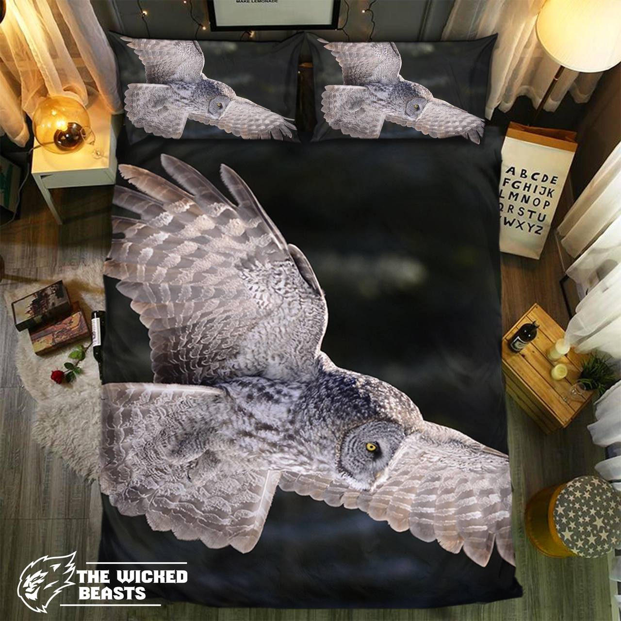 pecial Owl Collection 2808243D Customized Duvet Cover Bedding Sets