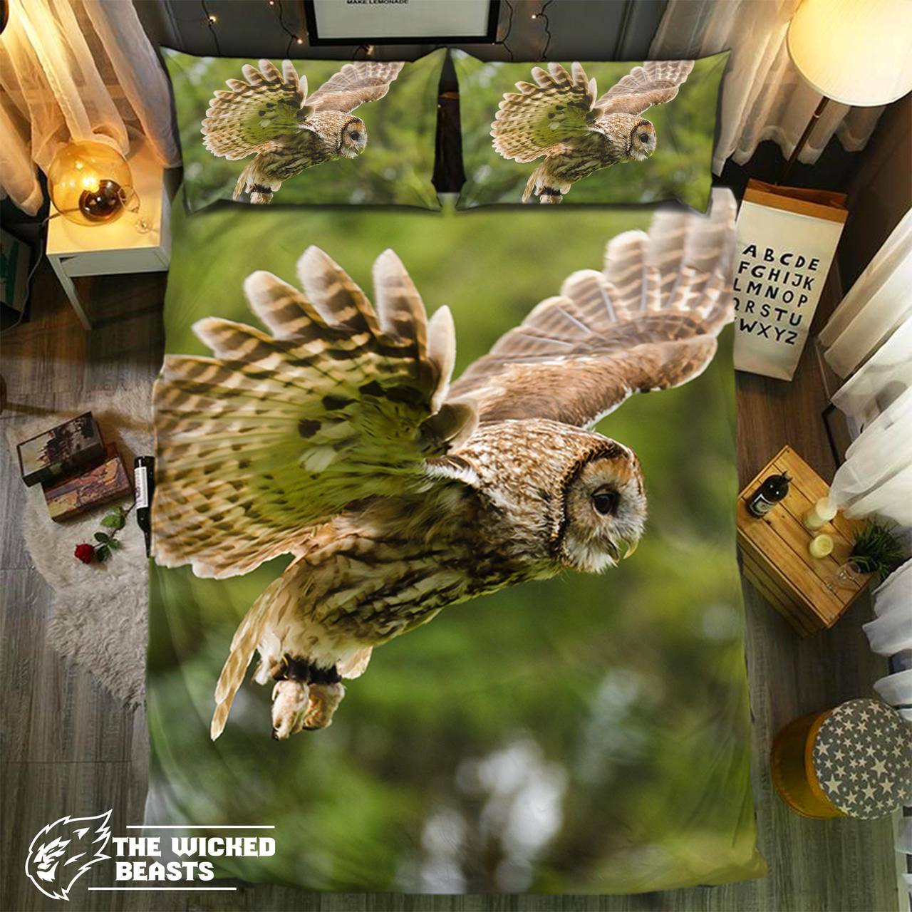 pecial Owl Collection 2808283D Customized Duvet Cover Bedding Sets