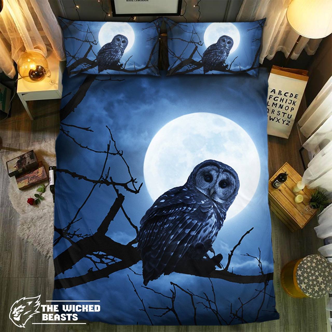 pecial Owl Collection 2808293D Customized Duvet Cover Bedding Sets