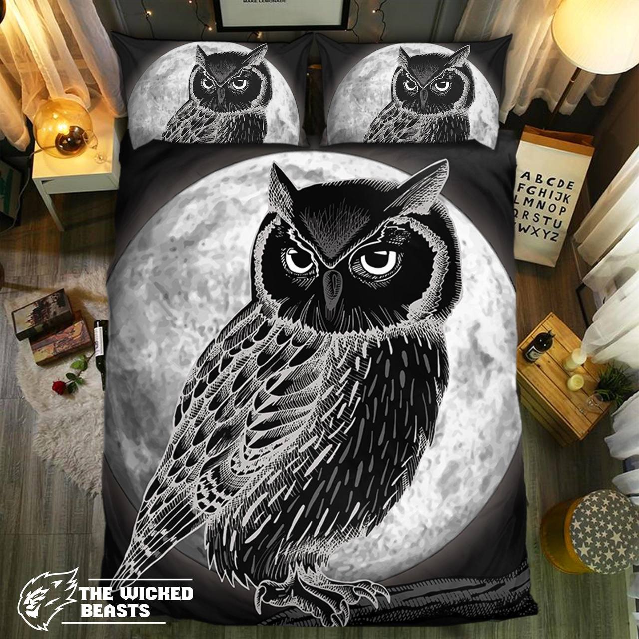 pecial Owl Collection 2808343D Customized Duvet Cover Bedding Sets