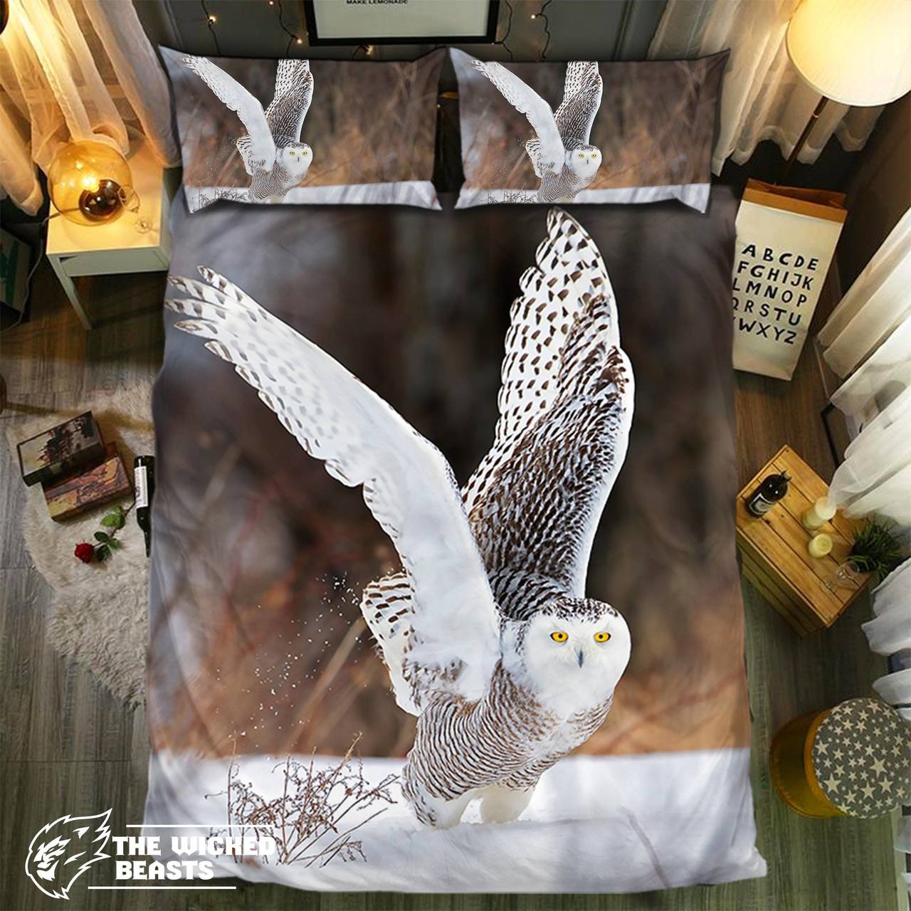 pecial Owl Collection 2808383D Customized Duvet Cover Bedding Sets