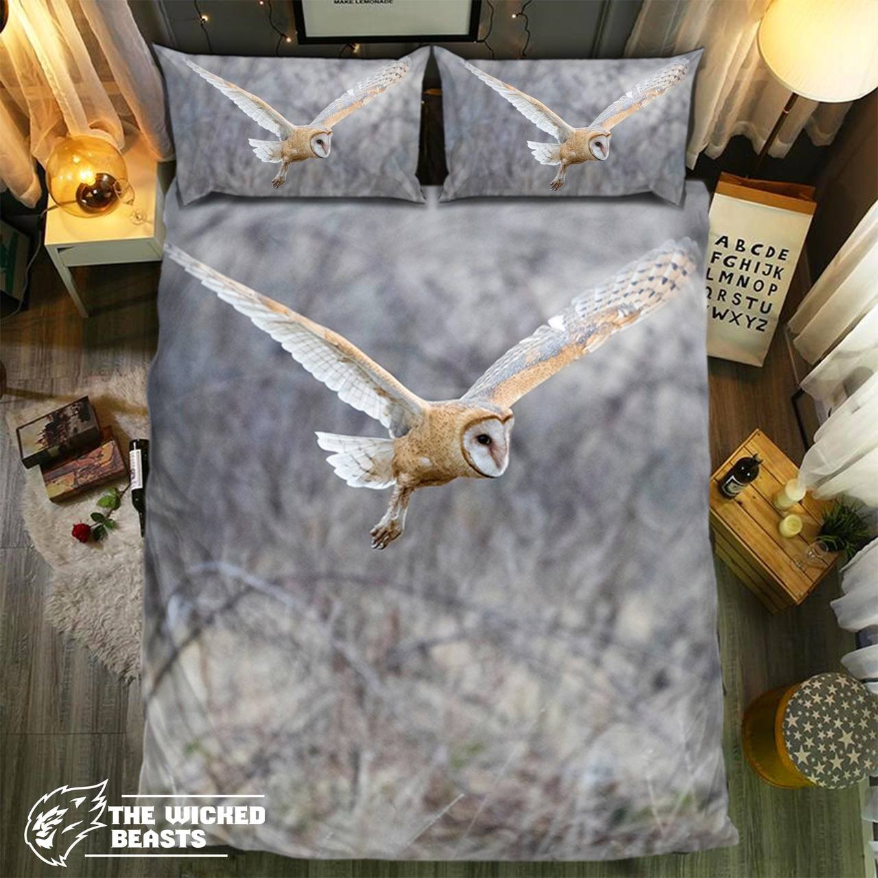 pecial Owl Collection 2808393D Customized Duvet Cover Bedding Sets