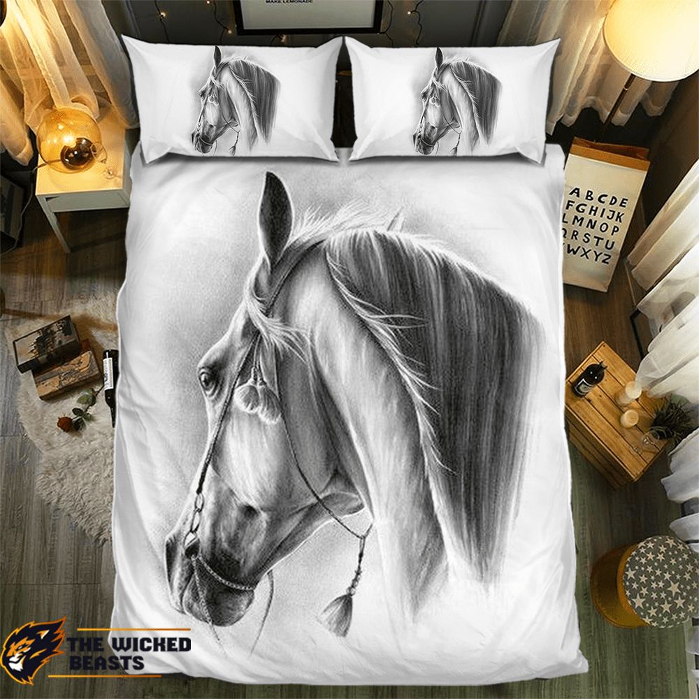 Pencil Turkish Horse 091773D Customized Duvet Cover Bedding Sets